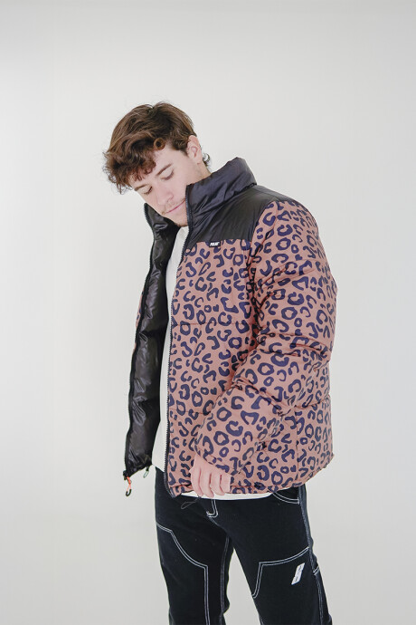 Campera Pulau Puffer Gloffy Reversible Negro