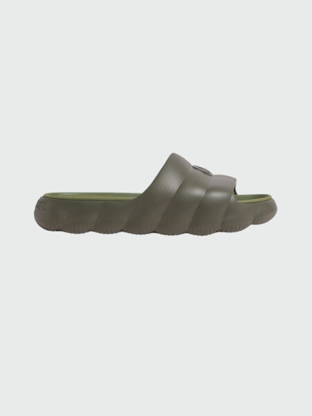 Moncler - Sandalias Acolchadas de Eva de Lilo Verde Militar