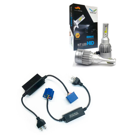 LAMPARA COMBO KIT BALASTRO CANBUS + LEDC6.H4 LAMPARA COMBO KIT BALASTRO CANBUS + LEDC6.H4