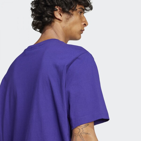 Remera Adidas Skeleton Violeta