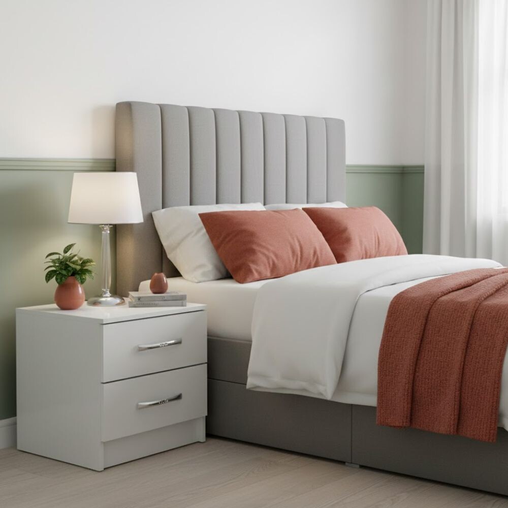 MESA DE LUZ O NOCHE DOS CAJONES BLANCO