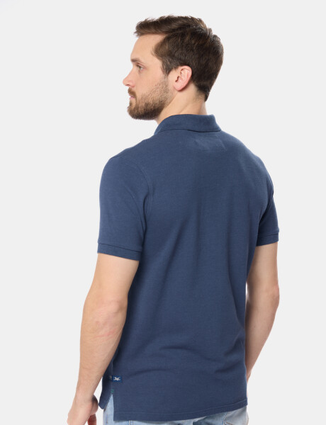 REMERA POLO LISA PIQUÉ Denim