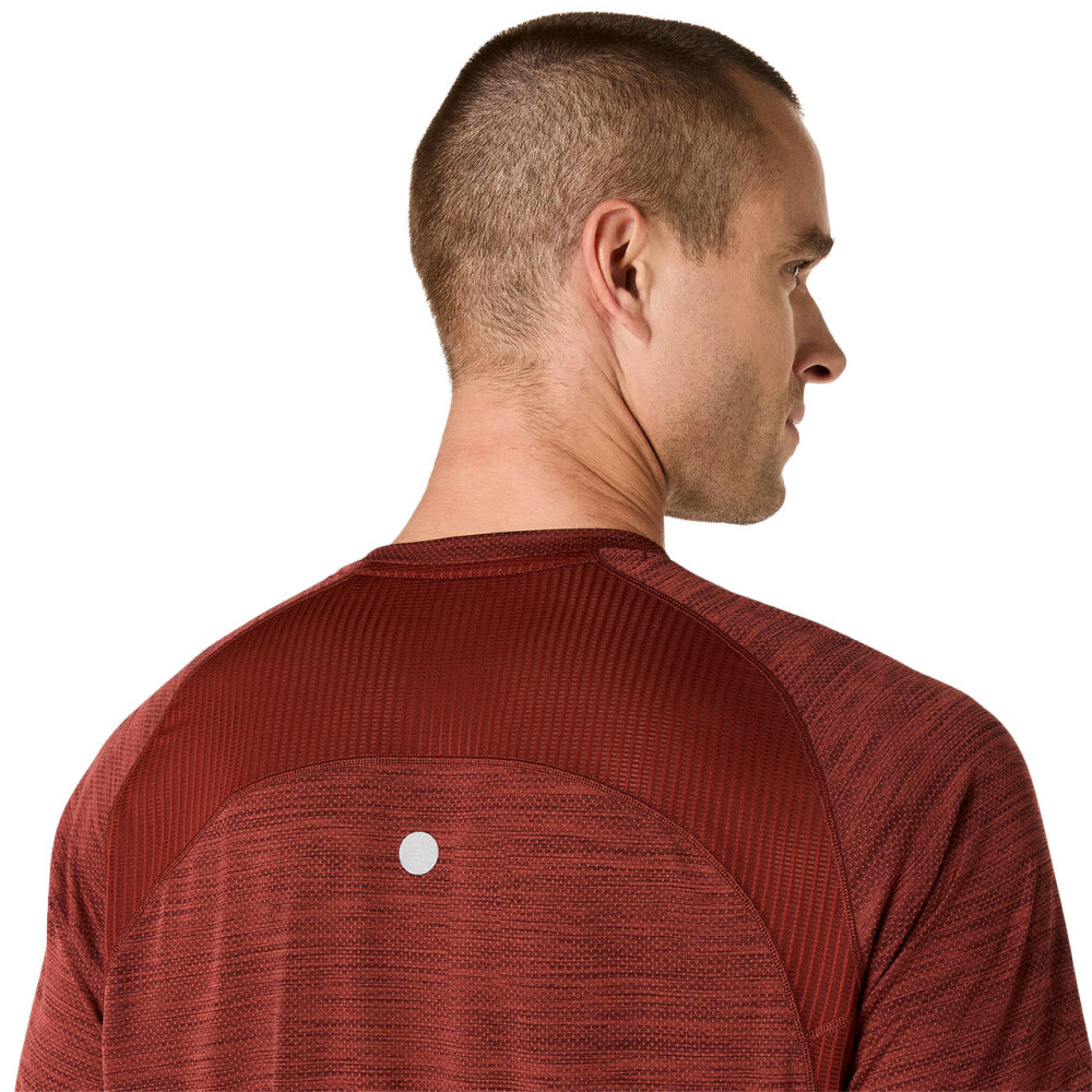 Polos Running Road SS Top Hombre Singed Red
