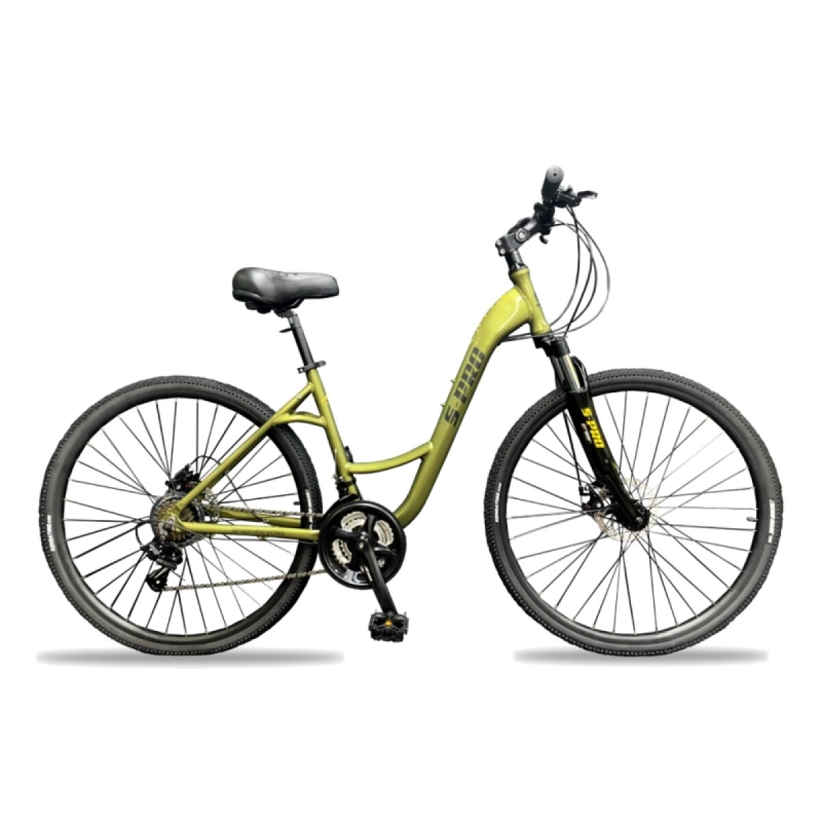 Bicicleta S-pro Urbana Discovery Lady R.28 - Verde Metalizado 