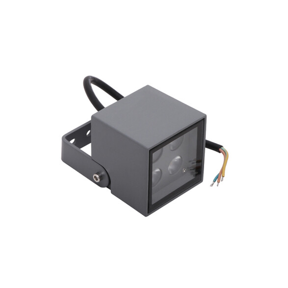 Proyector cuadrado led 4x2W cálida ip65 220v ac ZU0236