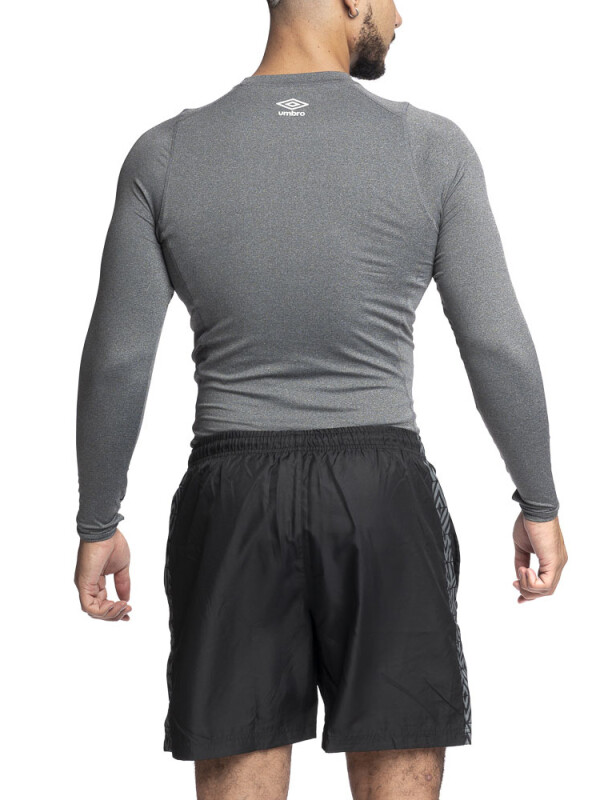 T-Shirt Térmica Manga Larga Umbro Hombre Gris