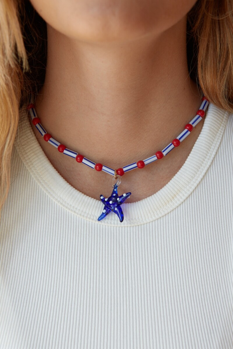 COLLAR CANDY ESTRELLA DE MAR - AZUL 