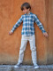 Camisa De Cuadro Escoces Plomo