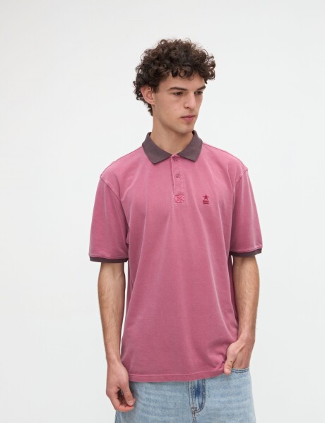 Remera polo Mikko Bordeaux