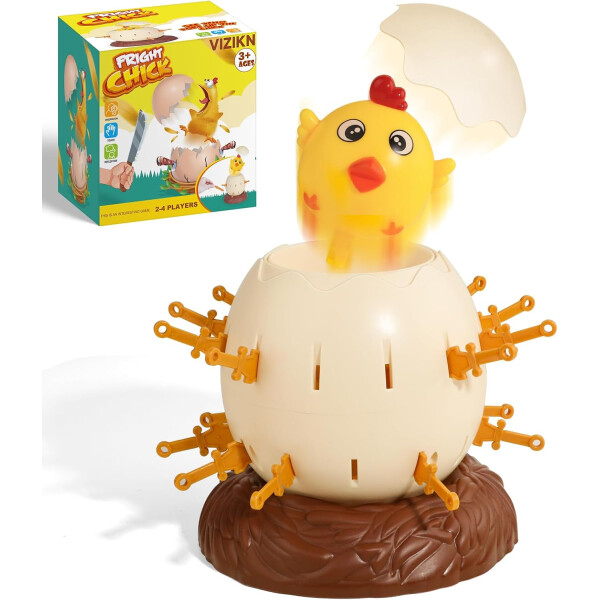 Juego de mesa - Huevo, pollito saltarín y espadas Juego de mesa - Huevo, pollito saltarín y espadas