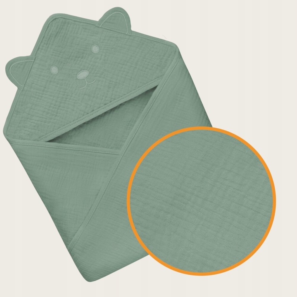 Toalla muselina LIONELO verde