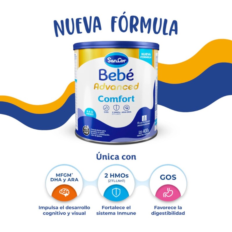Sancor Bebé Advanced Comfort 400 Grs. Sancor Bebé Advanced Comfort 400 Grs.