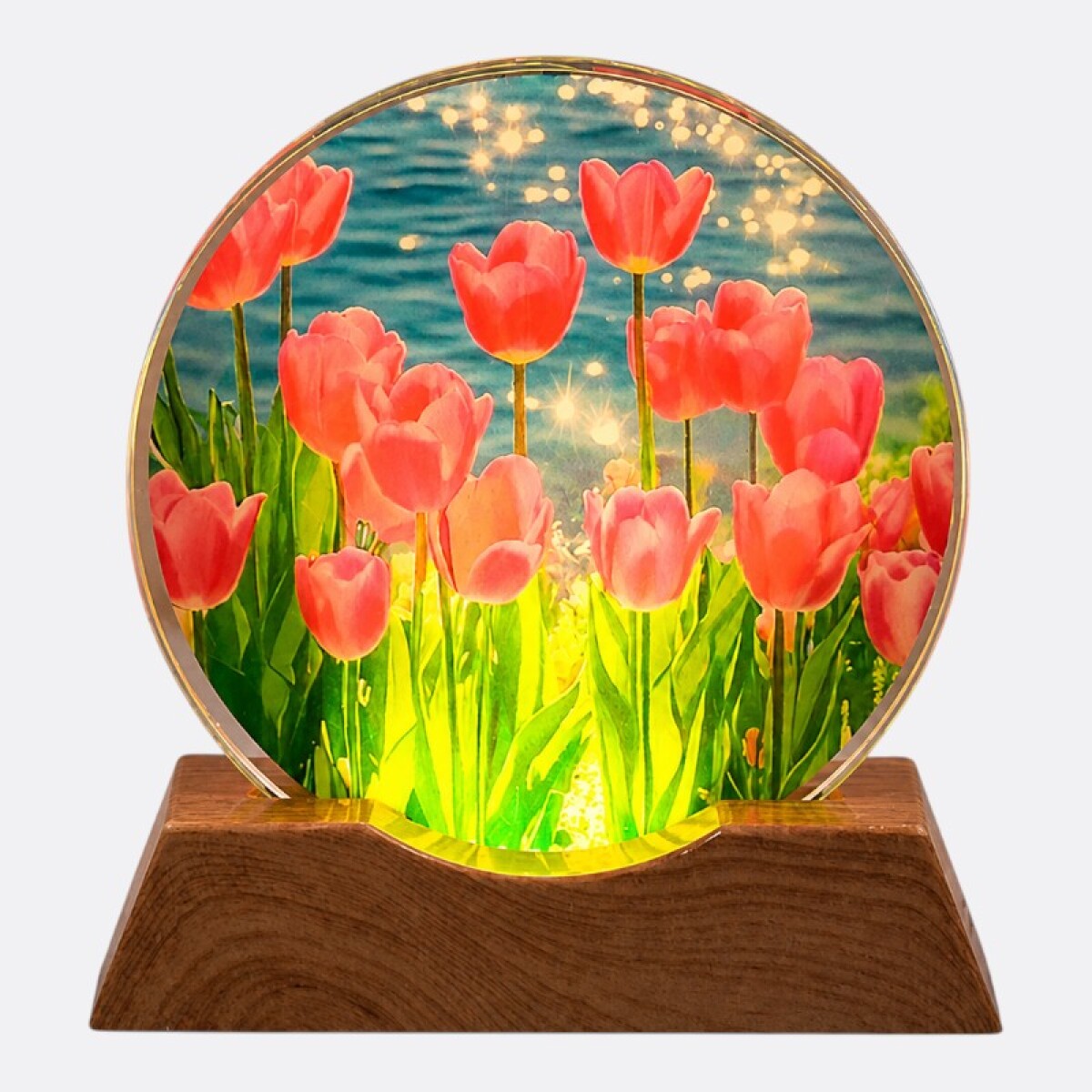 Lámpara Veladora 2D Varios Diseños - Flores 