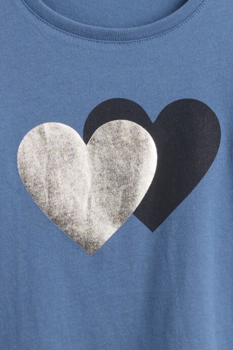 Remera Gráfico Toddler Niña Cornflower829