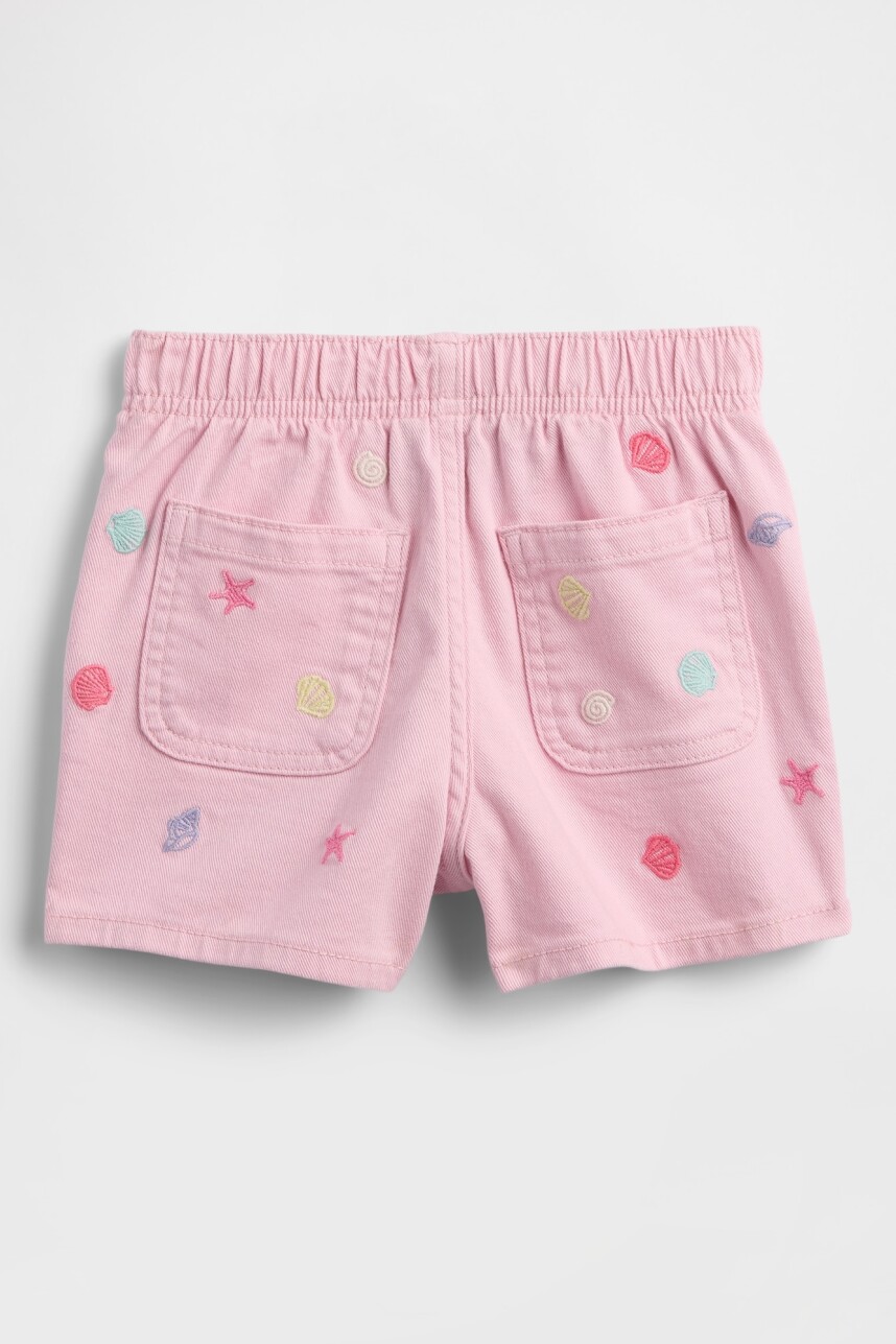 Short De Jean Toddler Niña Rose Mist