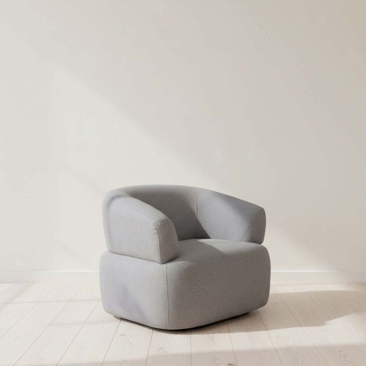 BUTACA - 1 CUERPO TELA GRIS GAIA 