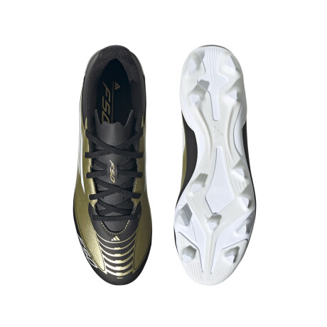 adidas F50 CLUB FxG MESSI Gold Metallic / Cloud White / Core Black