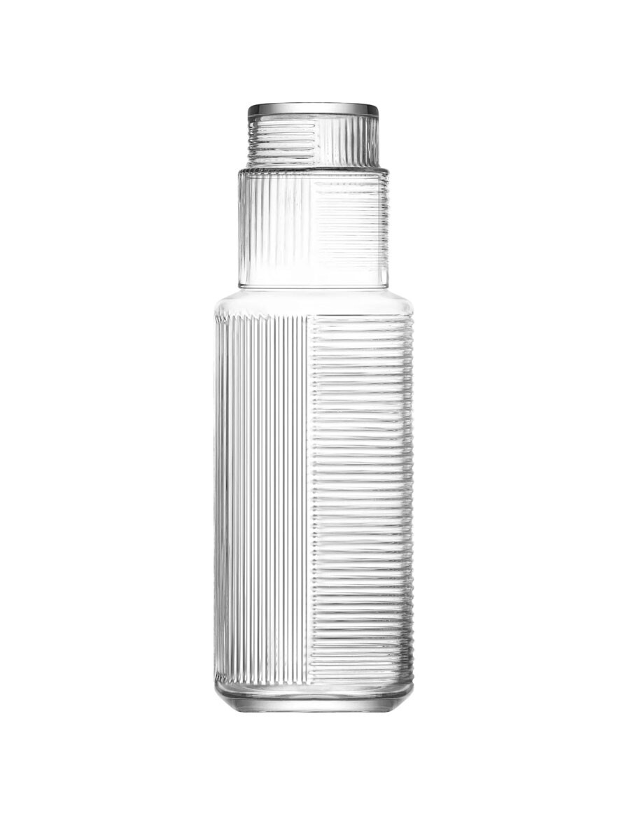 JARRA CON VASO SET 2PCS - TRANSPARENTE 