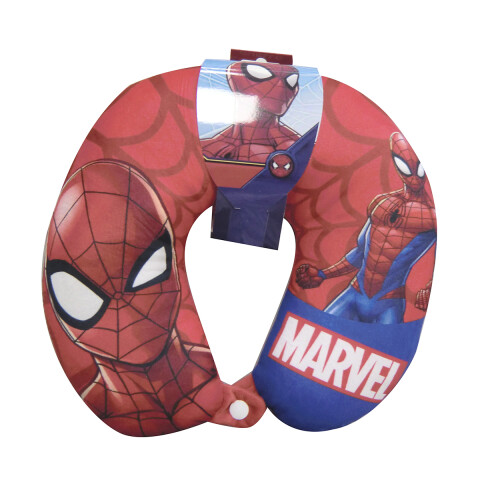 Almohadón Infantil de Viaje Cervical Spiderman 28 x 28 cm U