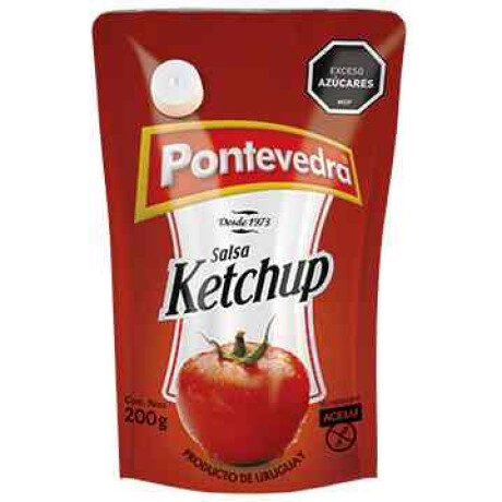 SALSA KETCHUP PONTEVEDRA D/P 200G SALSA KETCHUP PONTEVEDRA D/P 200G