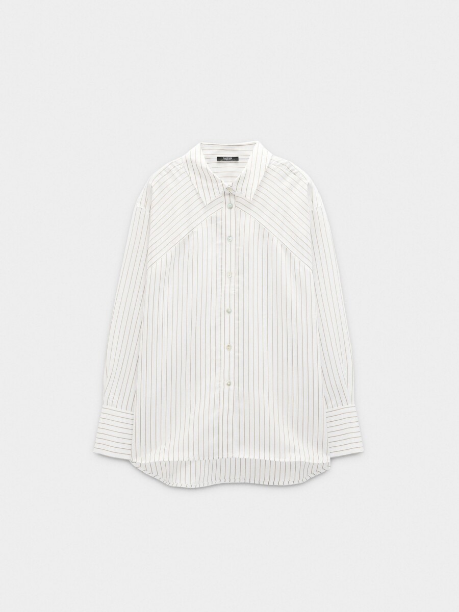 Camisa Con Rayas multicolor