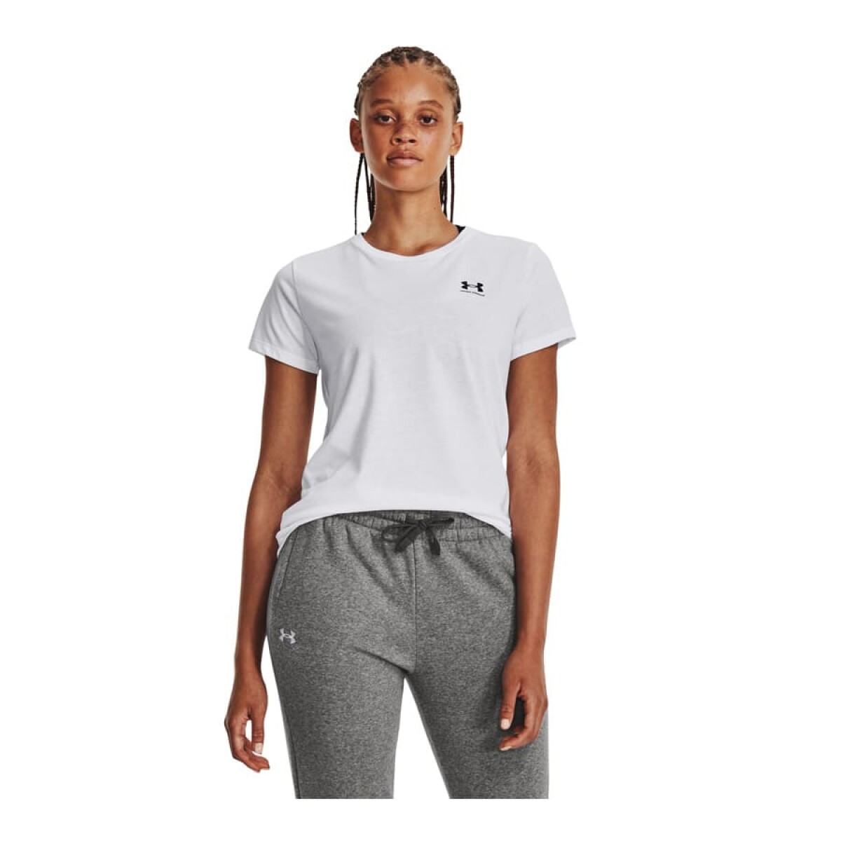 Remera Under Armour Streaker de Mujer - 399-100022 - Blanco 