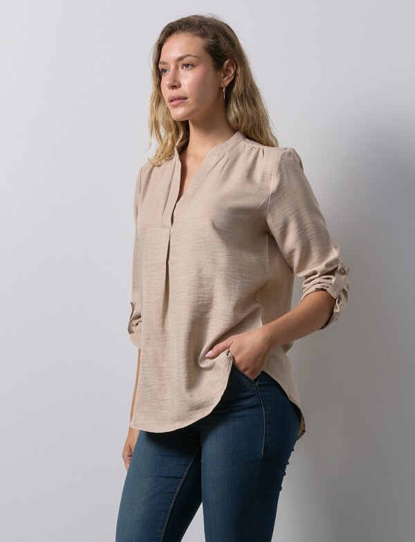 Blusa Solid BEIGE
