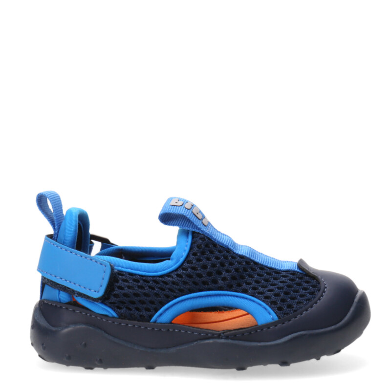 Sandalias Infantiles Bibi Fisioflex 4.0 c/Velcro Azul Marino