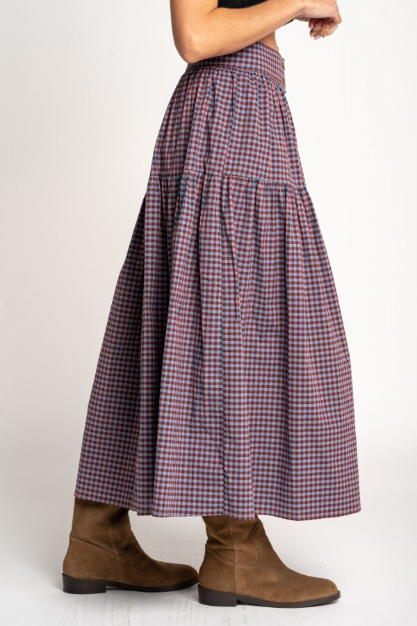 Falda Gingham Multi