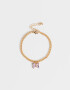 Pulseras Flexibles Con Mariposas Pulsera Flexible Con Mariposa - Dorado