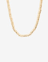 Collares Cortos Metal Collar Corto De Piezas Texturadas - Dorado