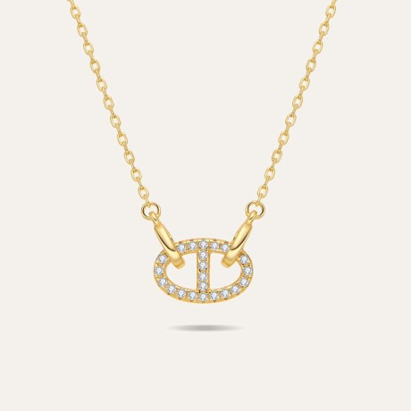 Collar Justine - Plata y Baño de Oro Collar Justine - Plata y Baño de Oro
