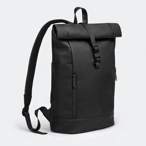 Mochila Gaston Luga Rullen MIni 12L C/Roll-top Impermeable Color Negro