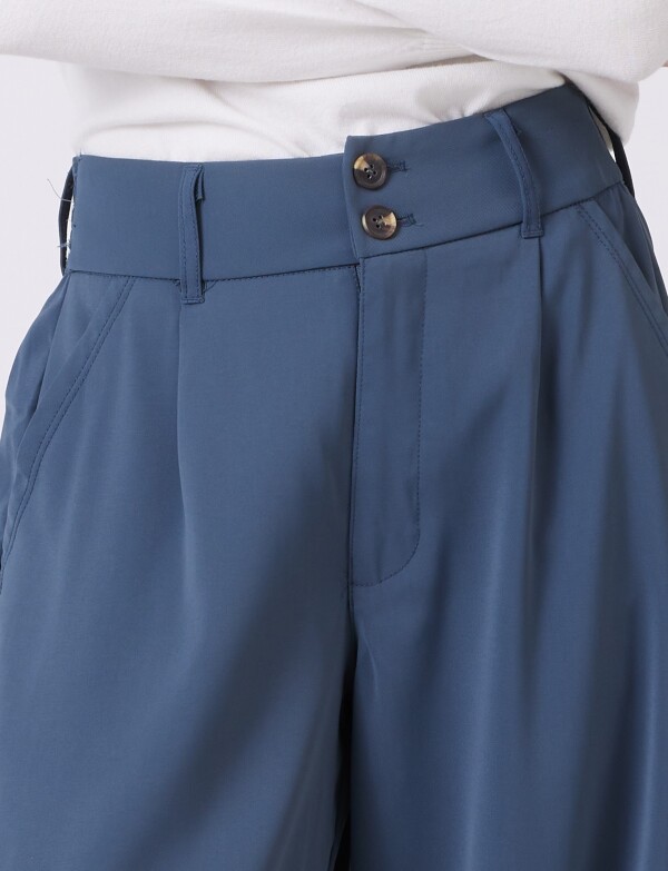 Pantalon Wide Leg GRIS AZULADO