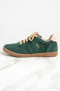 Zapatilla Gamuza Verde