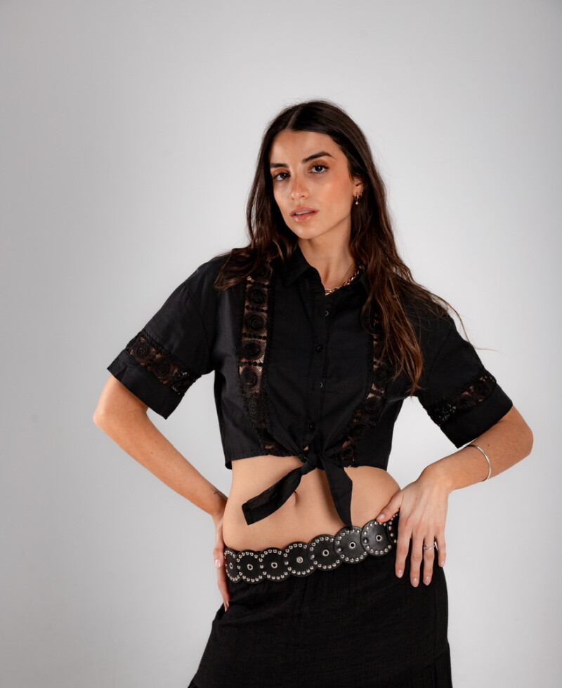 Camisa Lucia negro
