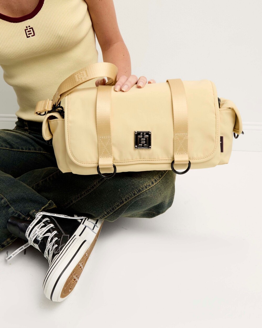 Bandolera Sunrise gang en nylon Amarillo