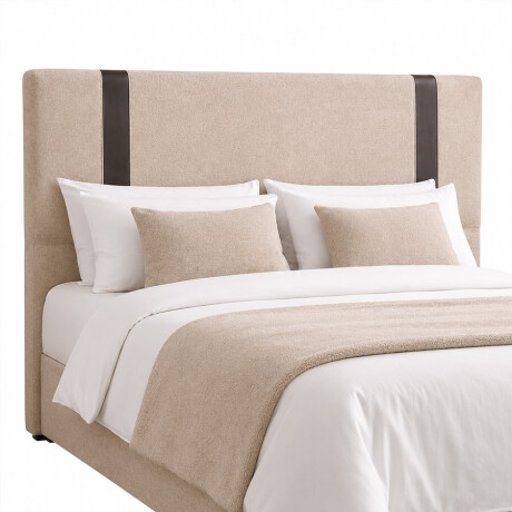 RESPALDO CABECERA 2 PLAZAS - TAPIZADA 1.40 Mt Beige