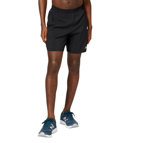 Short New Balance de hombre - Accelerate 7"- MS23230BK BLACK