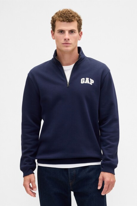 Buzo Deportivo Logo Gap Hombre Tapestry Navy