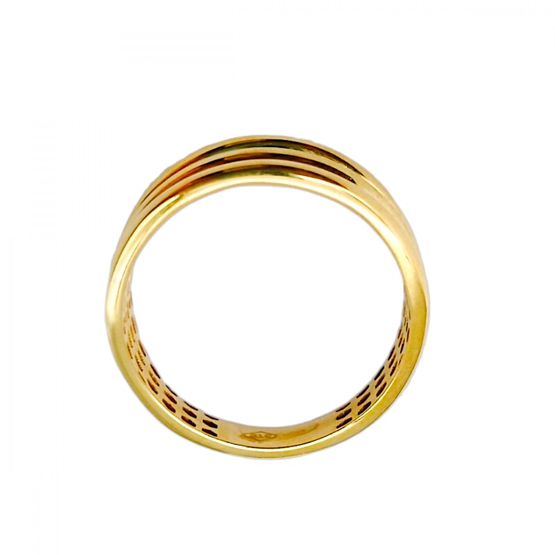 Anillo Tiras-Oro bajo-Sin Piedra-AN8178 sinpiedra