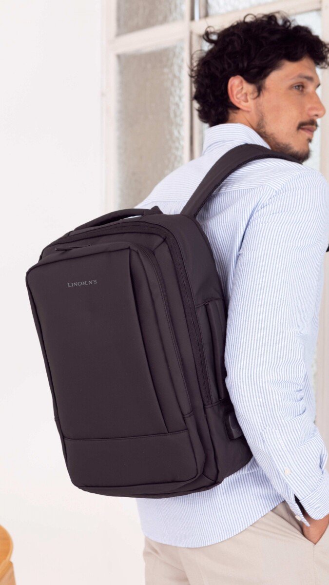 MOCHILA THE ECONOMIST - NEGRO 