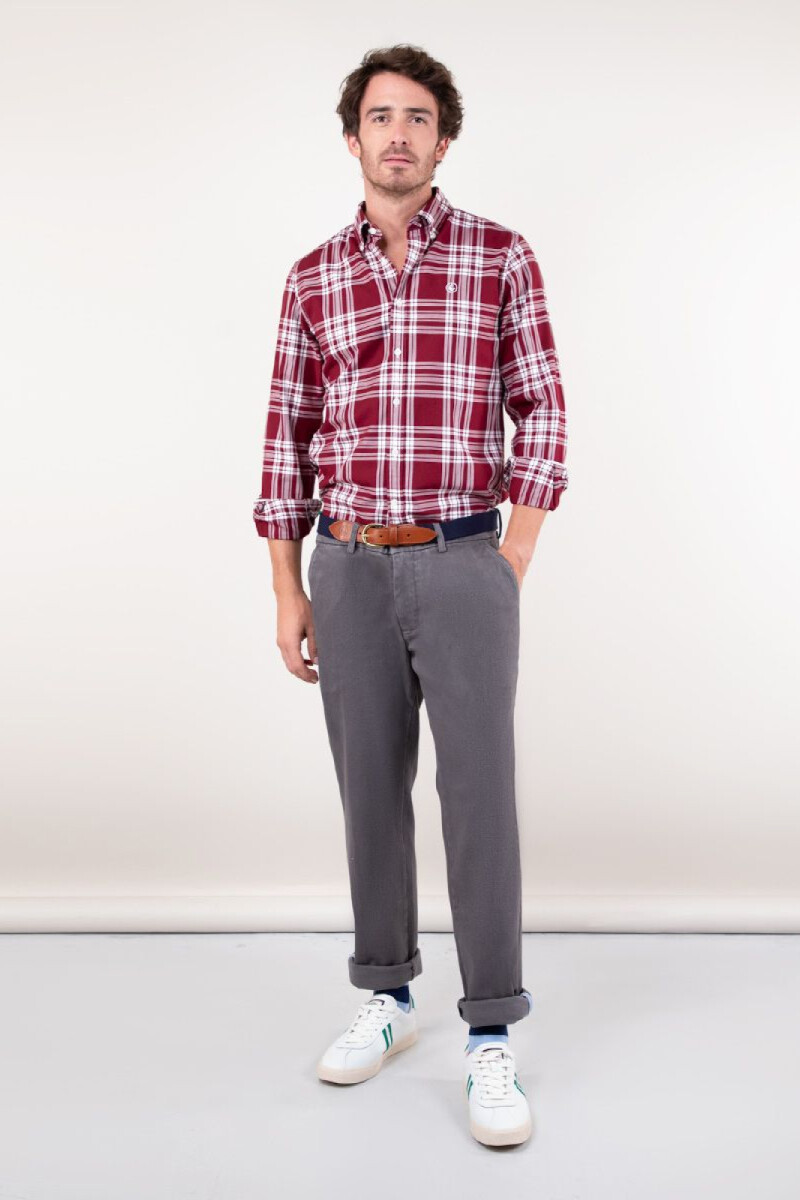 Camisa Tartán El Ganso Roja
