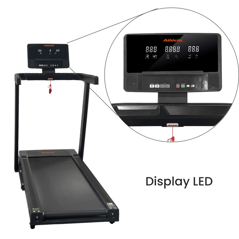 Caminador Plegable Athletic Extreme 3400T Negro