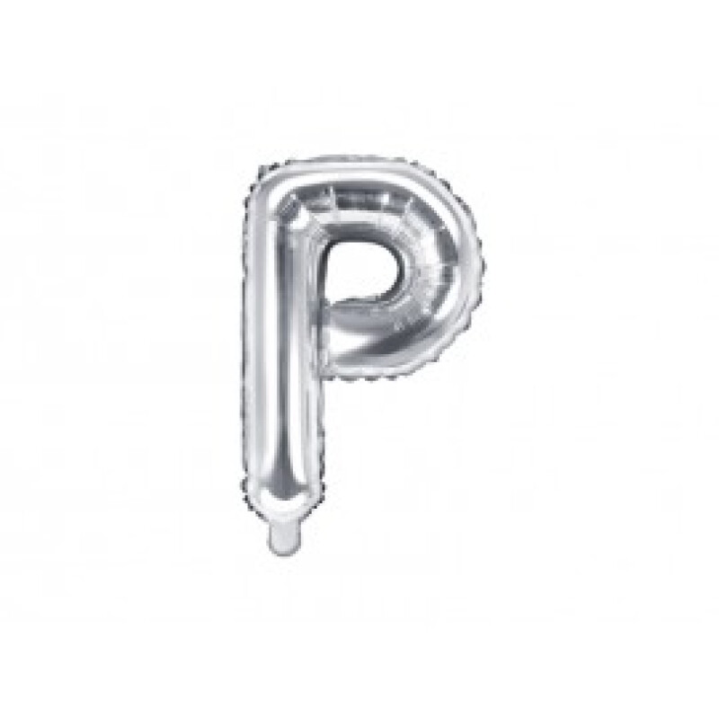 Letra Inflable Plateada P