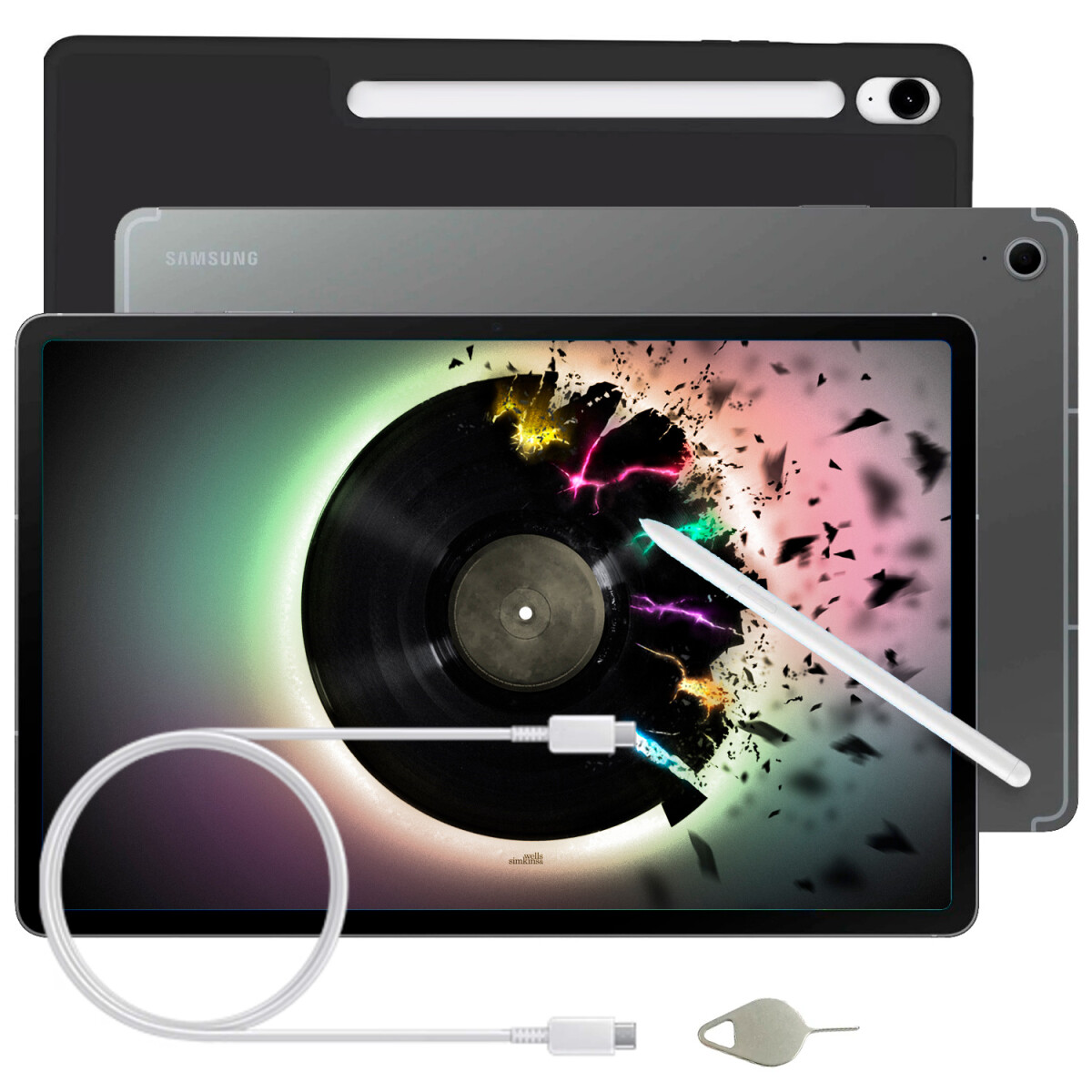 Tablet Samsung Galaxy Tab S10 Fe 8/128 Gb + S Pen + Estuche Original - GRIS 