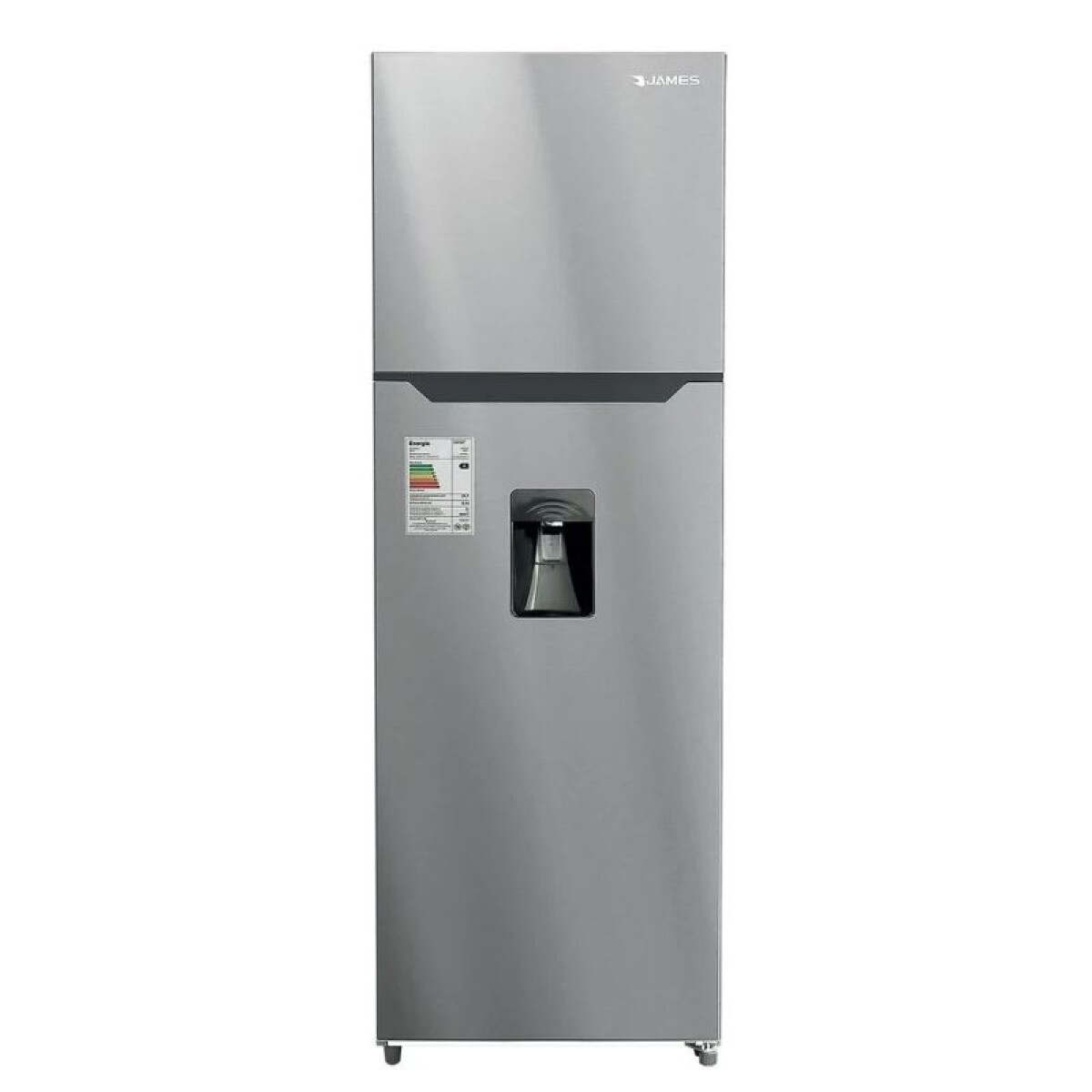 REFRIGERADOR INVERTER JAMES RJ 401 CON DISPENSADOR - INOX 