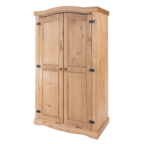 Ropero 2 puertas - Madera maciza / Línea Mexicana Marrón