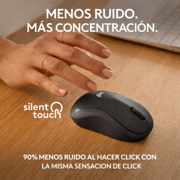 Mouse Llogitech M240 Silent Inalámbrico Bluetooth NEGRO