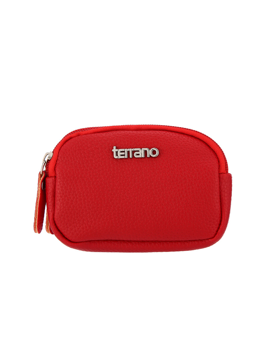 Portamonedas Doble Cierre - Rojo 